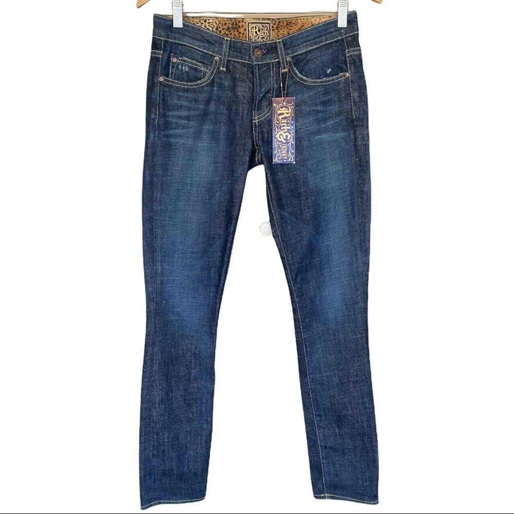 Rich & Skinny Studly Darkwash Skinny Boyfriend Jeans Size 25 New With Tags